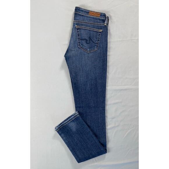 AG The Stevie USA Made Slim Straight Lightweight Stretch Denim Jeans. Women's 25 - Picture 1 of 9